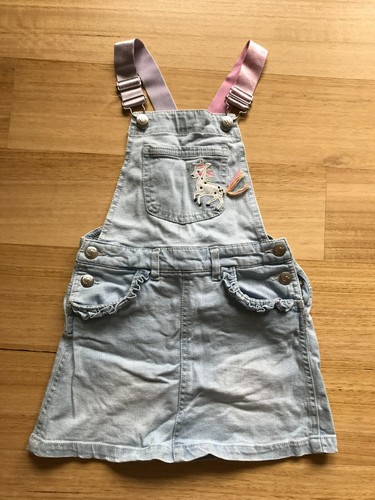Target blue jeans girls pinafore 