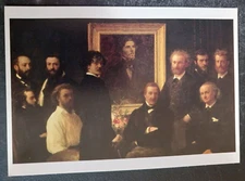 postcard art Homage to Delacroix  Henri Fantin-Latour unposted painting