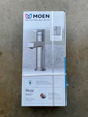 Moen Rinza 84627 Bathroom Faucet With Push Down Drain Included Ebay