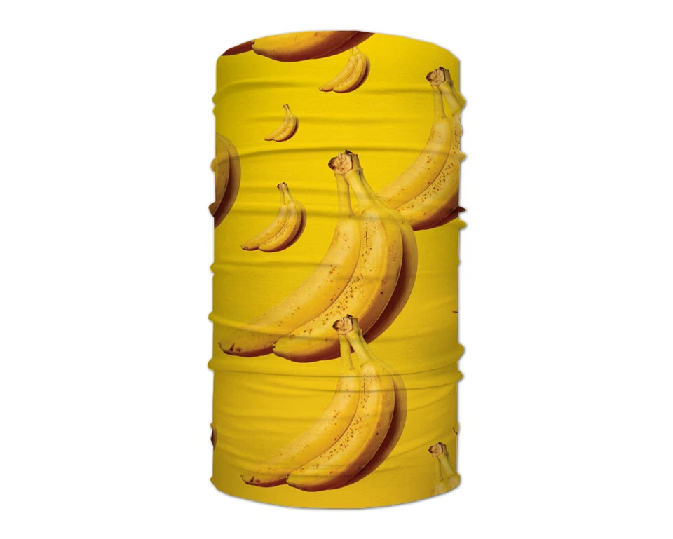 Polaina para cuello cubierta facial de tela lavable con diseño único de plátano hecha en la UE Foto 2 de 4