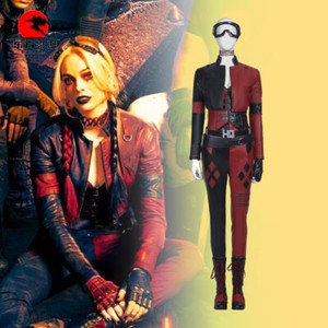 DFYM Suicide Squad Harley Quinn Cosplay Costume Leather Coat Jacket Halloween | eBay