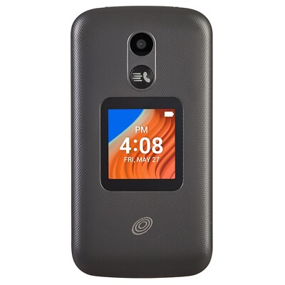 TCL Go Flip 2 T4058G 8GB Factory Unlocked 4G LTE GSM Senior Flip Phone Open Box