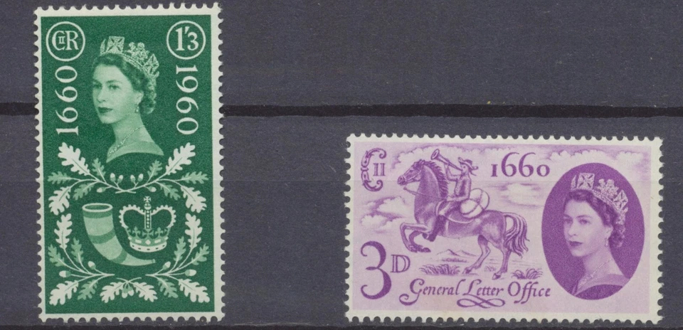 GB Stamps: 1960: Establishment of General Letter Office: MM, FDC;SG619/20 - Image 3 of 4