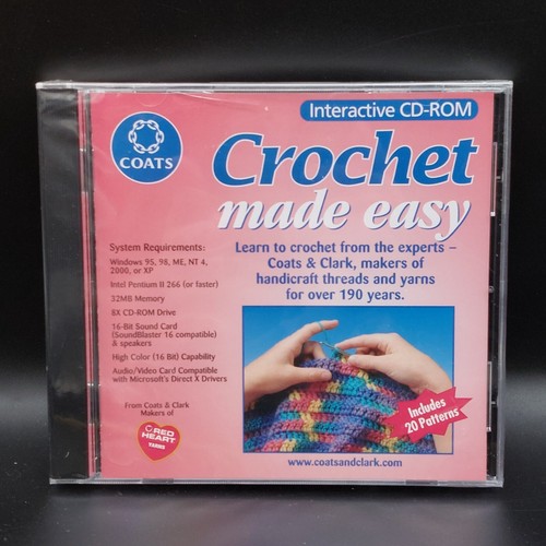 Coats Crochet Made Easy Interactive CD-ROM 2002 - Picture 1 of 3