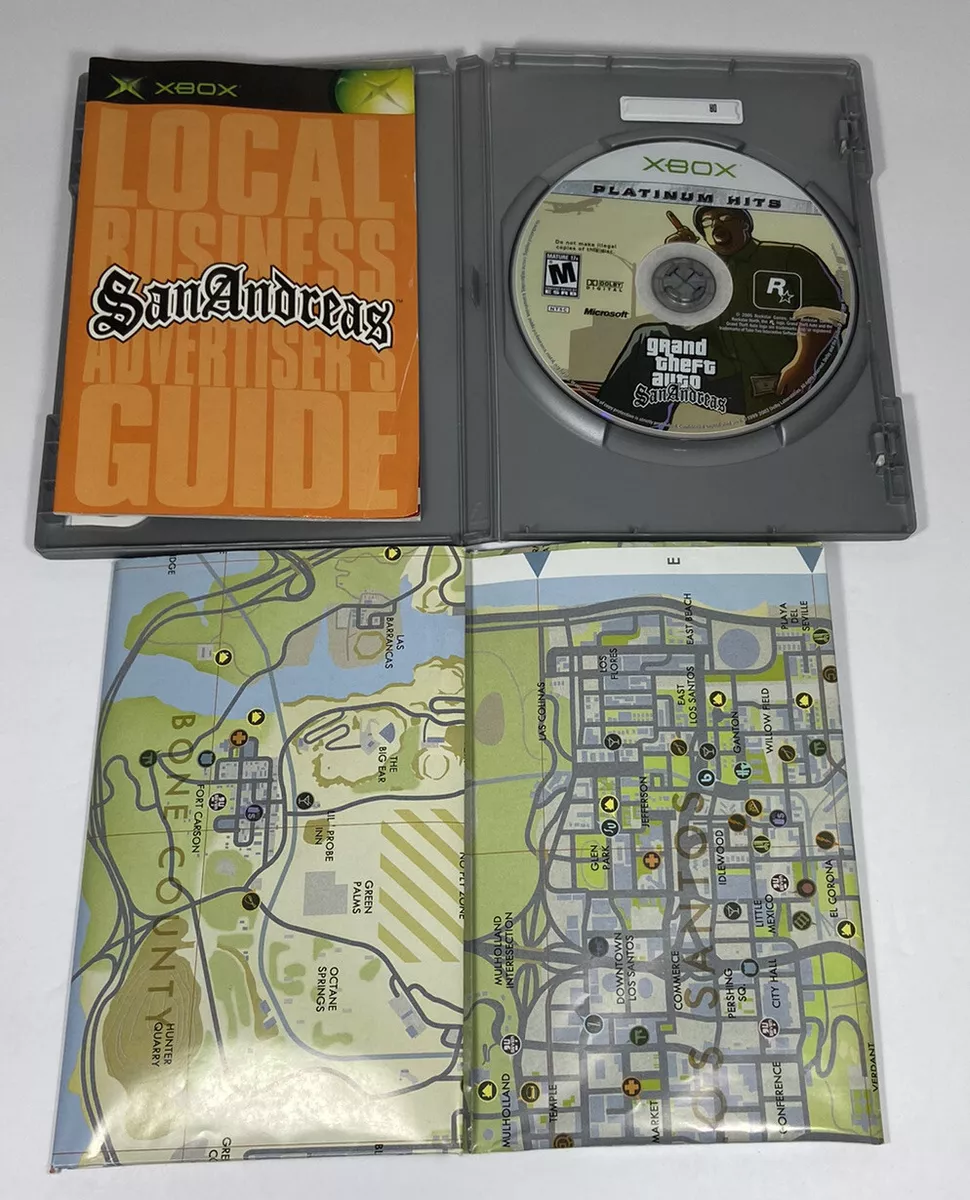 Grand Theft Auto San Andreas PS2 (Platinum) PAL *No Manual or Map*