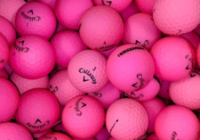 3 Dozen Callaway Supersoft Matte Pink Golf Balls - 3A/4A