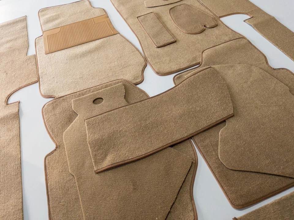 NEW R107 Mercedes Carpet kit for 380SL 450SL 500LS 560SL VELOUR PALOMIN 18 pcs - Image 2 of 4