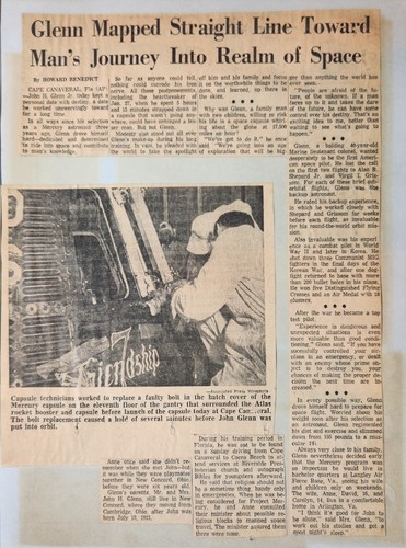 Álbum de recortes John Glenn vintage años 60 - Imagen 2 de 10