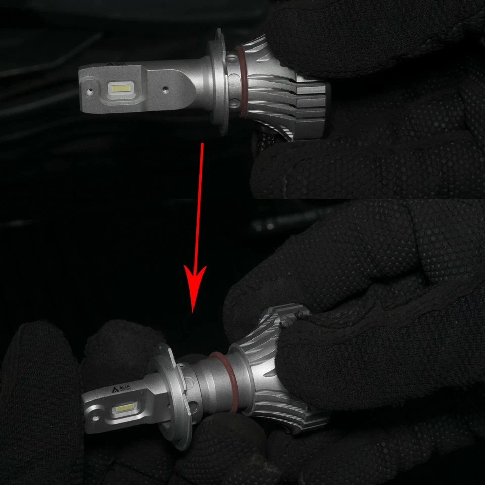 H7 LED Faro Bombilla Convertir Adaptador Soporte Base Enchufe Retenedor Clip Conector Foto 2 de 4