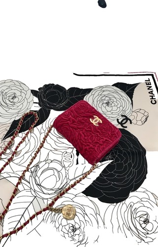 Chanel Pink Tweed Mademoiselle Lock Classic WOC Wallet On Chain