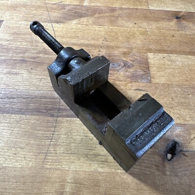 Vintage Palmgren USA Machinist Vise Wide x Jaw Tool Drill Press 