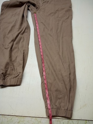 Love Revival Brown Elastic Waist Jeans Pants 30x26 - Picture 2 of 5