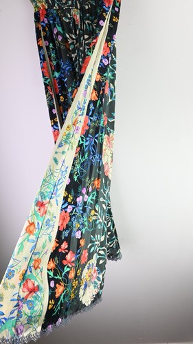 Johnny Was "Kashim Rachel" silk blend wide leg pants size S/UK8-10 - Picture 6 of 10