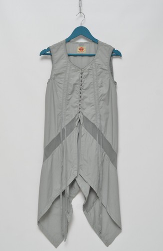Michiko Koshino Vintage Women's Grey Asymmetric Jacket Size 42 Made in Italy - Picture 6 of 11
