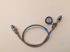 Argon, Helium or CO2 Transfill Adaptor CGA580 to CGA580 36" - Fill small tanks