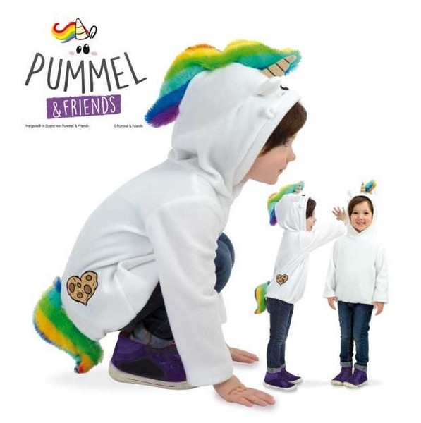 Fasching KostüM Hoodie Pummeleinhorn 1-Tlg. Mit Kaputze 104-image