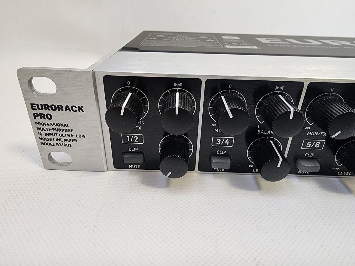 Behringer RX1602 EURORACK PRO Rackmount Line Mixer | eBay