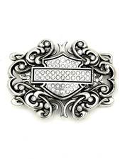 Women's Harley Davidson 97736-11VW Bling Rhinestone Bar  Shield Belt Buckle
