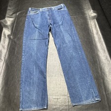 Vintage Levi s 509 Jeans 36x32 Made in USA 1990 Red Tab Slim Straight Denim