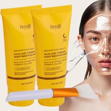 2X Kojic Acid Turmeric Collagen Peel-Off Mask -Night Wrapping Mask Fade Wrinkles