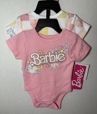 Barbie Infant Girl (2) Piece Set NEW WITH TAG SIZES 0 TO 24 MONTHS