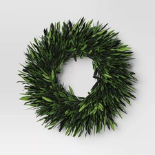 Preserved Olive Leaf Wreath - Threshold