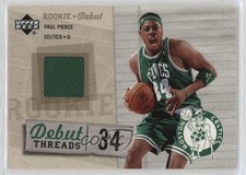 2005-06 Upper Deck Rookie Debut Debut Threads Paul Pierce #DT-PP HOF 05ct