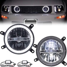 Ford Mustang Gt 2005-2009 Led Fogdrl Lights Front Pair White - Open Box New