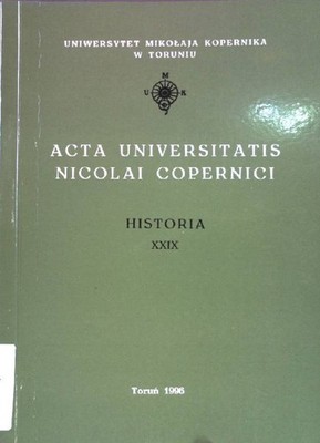 Spoleczenstwo i religia w swiecie starozytnym I. Acta universitatis Nicolai Cope