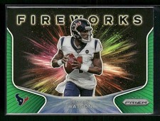 2020 Panini Prizm - Fireworks Prizms Green #17 Deshaun Watson Texans