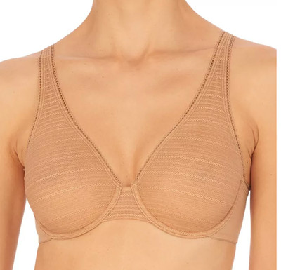Natori Revive Full Fit Underwire Bra - Café / 34D unpadded NWT.