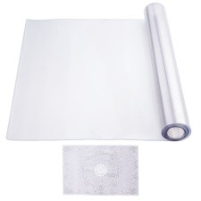 Uimoso PVC Table Protector 24x96 Inch Clear Plastic Desk Cover 1.5mm Thick