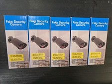 4 pack Dummy Fake Camera Surveillance Security CCTV Dome Indo/Outdor incl screws