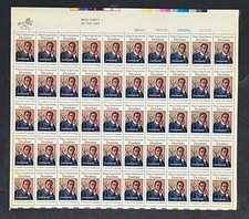 US 1554 Mint Sheet (MNH) Paul L Dunbar Poet (PB10) 10-Cent 1975 ZAYIX