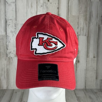 Fanatics Kansas City Chiefs Red Bright Neon Color Strapback Dad Cap Hat NFL