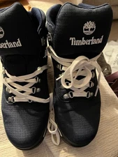 NEW Timberland Navy Blue Euro Hiking Field Boots A121V Men's Size 11