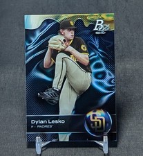 Dylan Lesko Prospect Rookie 2023 Bowman Platinum Card #TOP-77 San Diego Padres