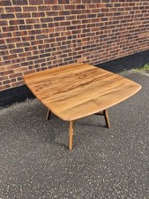 Vintage Ercol square drop leaf table.RARE Model 500. Blue label, FREE DELIVERY