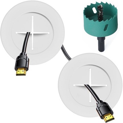 TV Wire Hider Kit for Wall Mount TV, White in Cable Management 