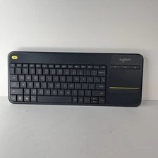 Logitech K400 Plus Wireless Keyboard USB PC TV Laptop with Touchpad No Receiver