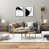 Beistelltische 2 Stk. Sonoma-Eiche 40X40X35 Cm Holzwerkstoff