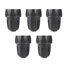 5 Pack 1/2 Inch Drip Irrigation Tubing to Faucet/Garden Hose Adapter, 3/4" GH...