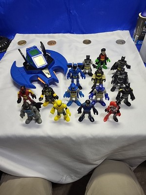 Fisher-Price Imaginext DC Batman & Friends Action Figures 15 LOT Heroes Villains