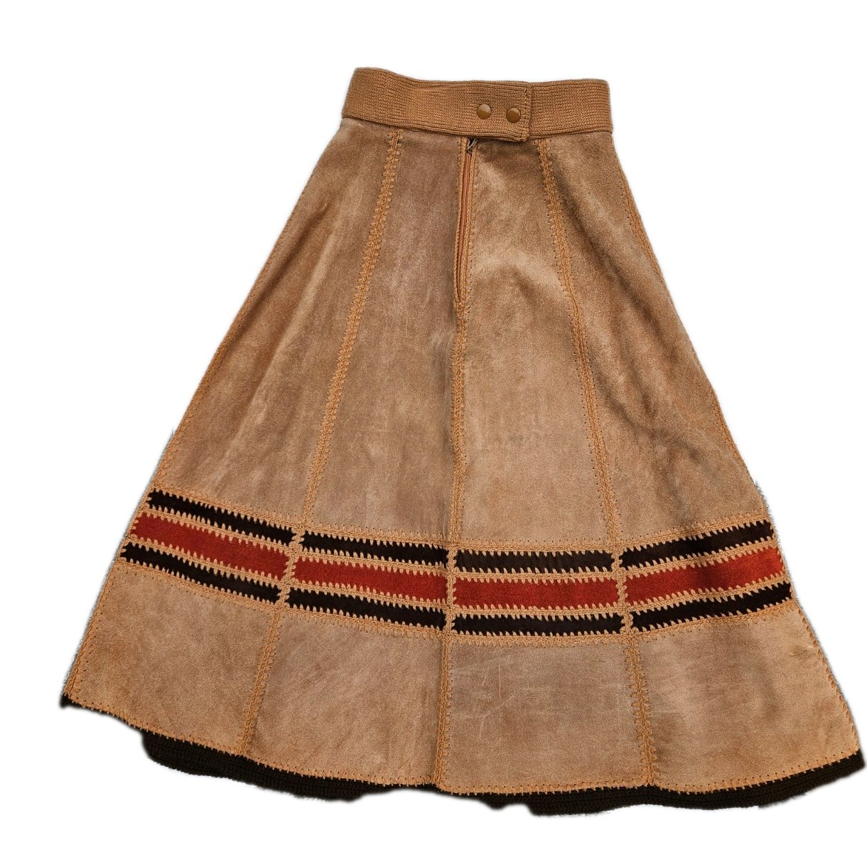 Vintage Women's  Patchwork Split Cowhide Leather … - image 13