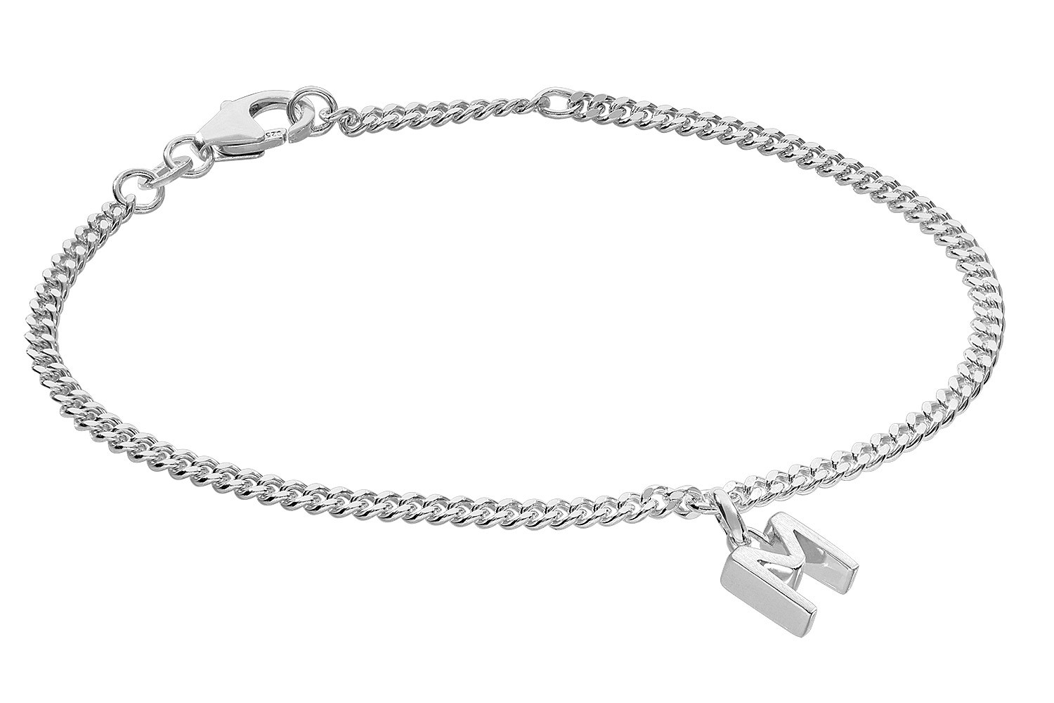 TRENDOR Schmuck Mdchen-Armband mit Buchstabe M 925 Silber Rhodiniert 21590-M 11390₽