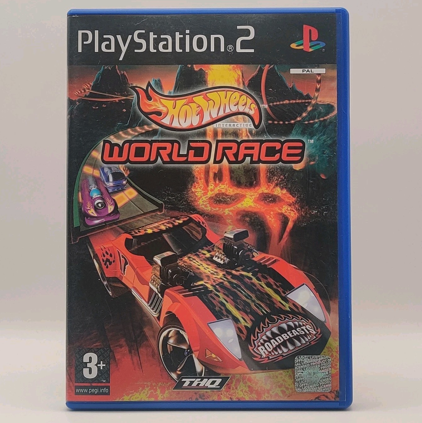 Hot Wheels World Race for Sony PlayStation 2, CIB, Tested