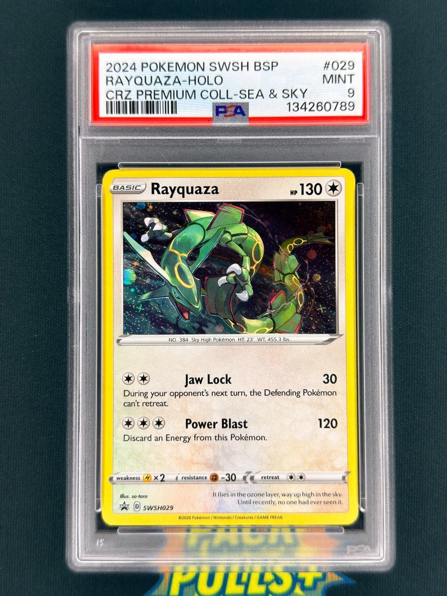 rayquaza pokemon card price Rayquaza Pokémon TCG Professional Sports Authenticator (PSA) Grade 9  Individual Trading Card Games for sale