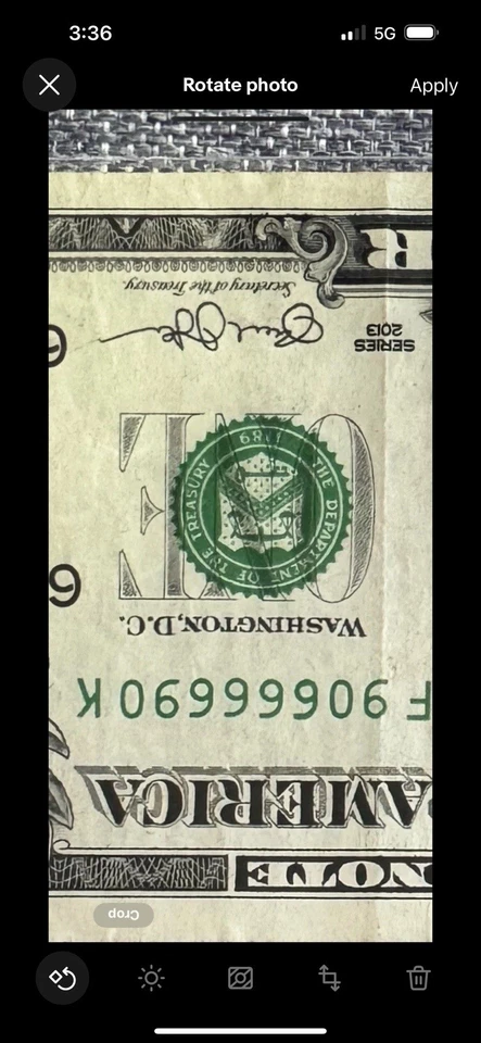 Fancy Serial $1 Flipper   Four Of-a-Kind Repeater (90666690)Good Cond 2013 - Image 3 of 3