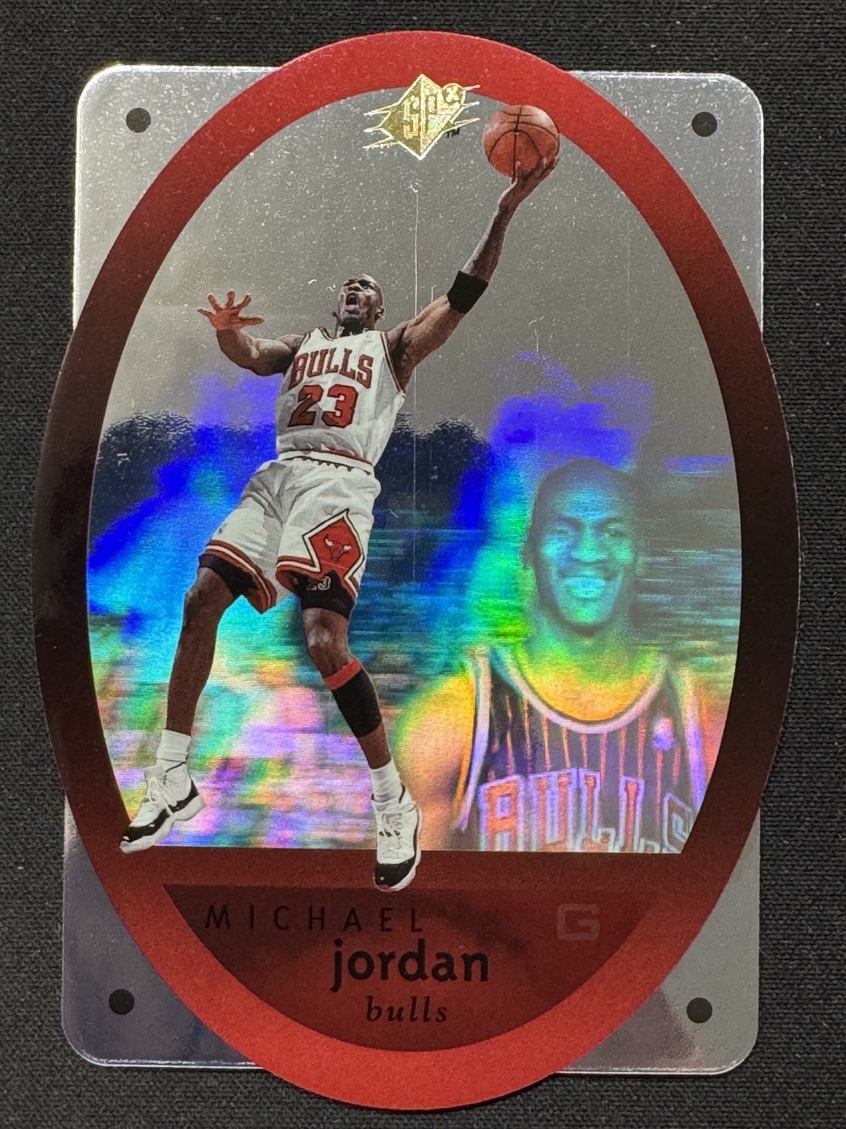 1996 Upper Deck Spx #8 Michael Jordan Hologram Die-Cut Bulls GOAT HOF