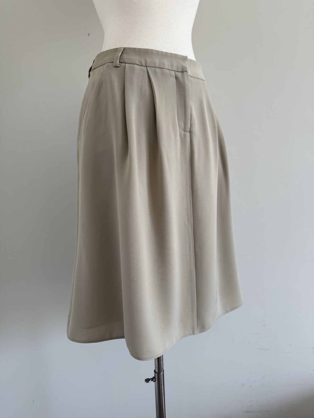 GIORGIO ARMANI POLYESTER ELASTANE PLEATED LINED P… - image 3